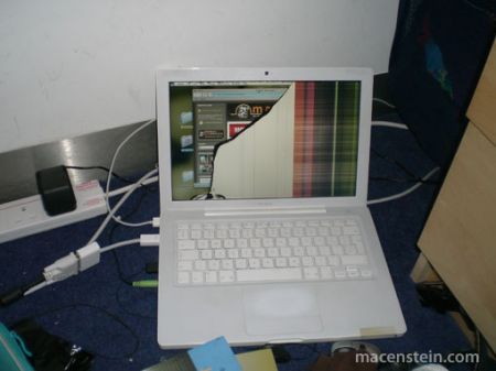 macbook schermo spaccato