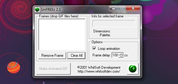 creare gif animate pc unfreez