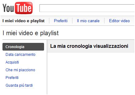 creare playlist youtube