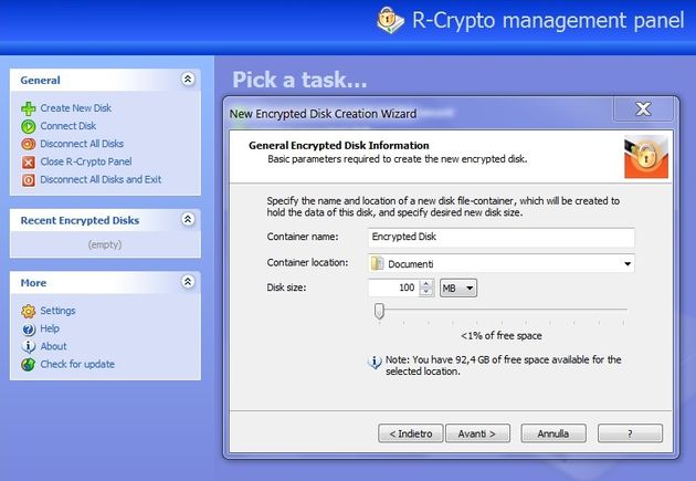 crittografare file cartelle r crypto