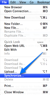 cyberduck sync folders