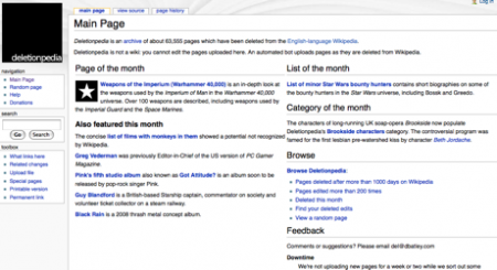 DeletionPedia