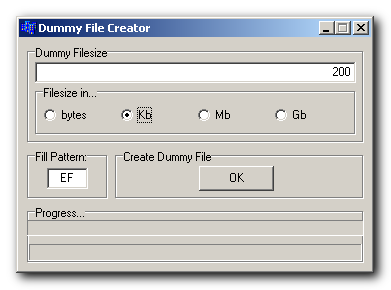 Dummy File Creator