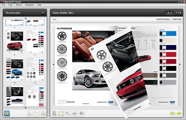 documenti pdf libro Flipping PDF Reader