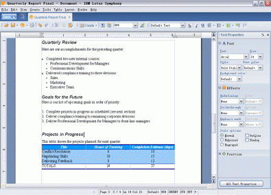 Documents screenshot