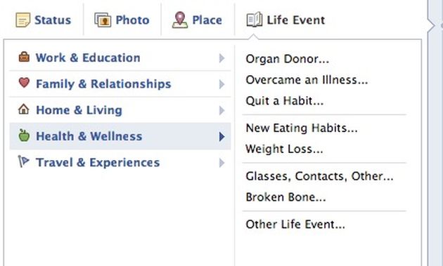 donatore di organi timeline facebook
