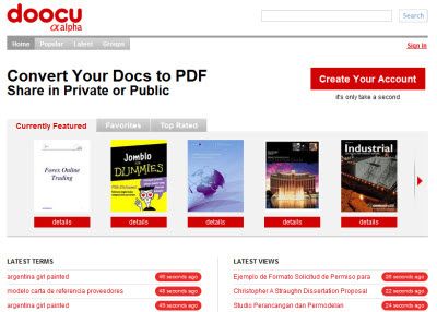 doocu servizio web