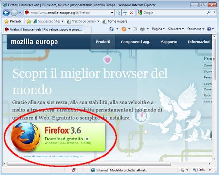 download firefox sito