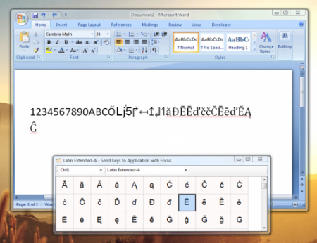 easy unicode paster