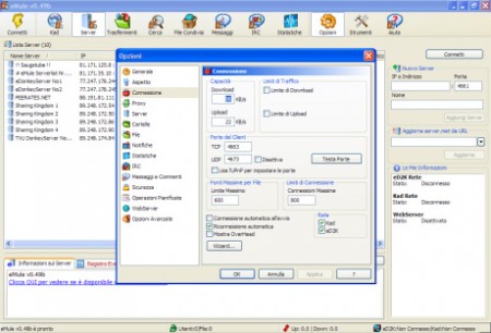 emule connessione velocizzare