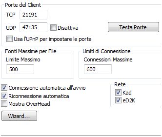 emule porte router
