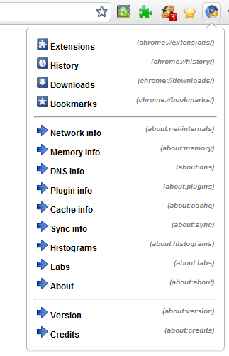 estensioni chrome pagine nascoste