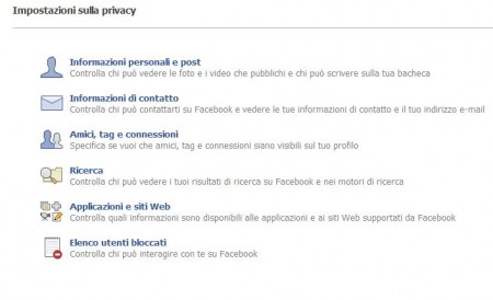 facebook bloccare impostazioni privacy