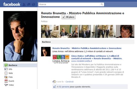 facebook brunetta commenti social network