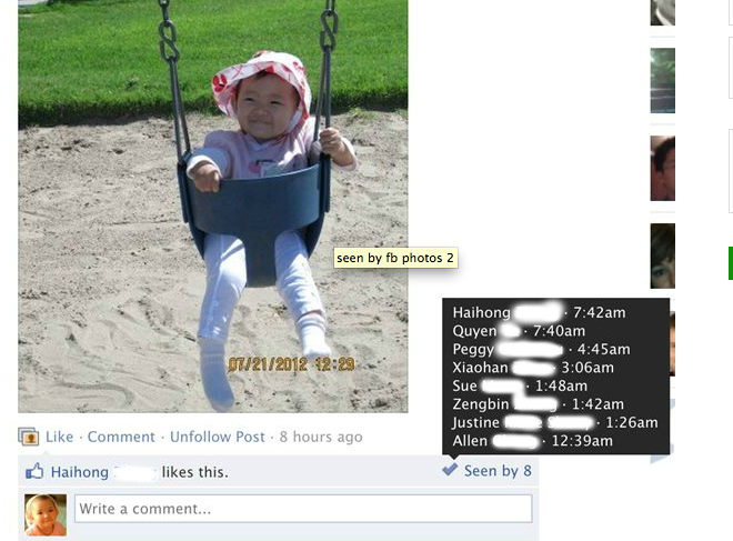 facebook foto seen by