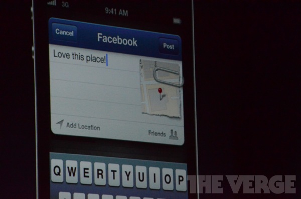 facebook ios 6
