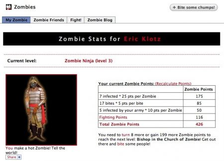 facebook zombie
