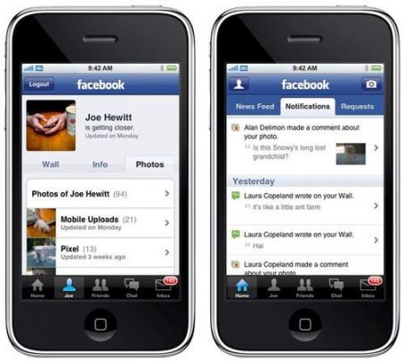 Facebook per iPhone