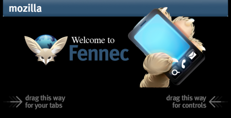 splash screen di fennec