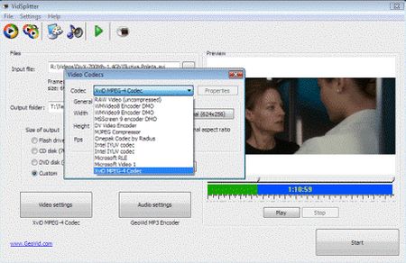 file video VidSplitter