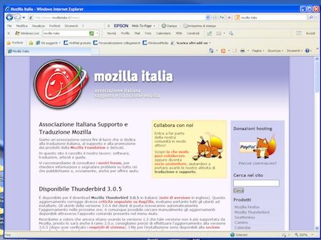 Il sito italiano da cui scaricare Mozilla Firefox