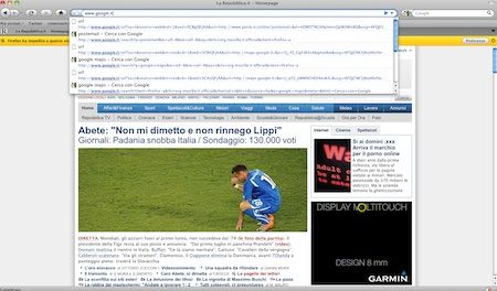 Carichiamo il motore di ricerca Google