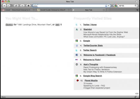 Firefox 3.1 nuovo tab