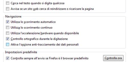 firefox 4 disabilitare accelerazione hardware