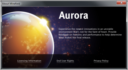 firefox 6 aurora
