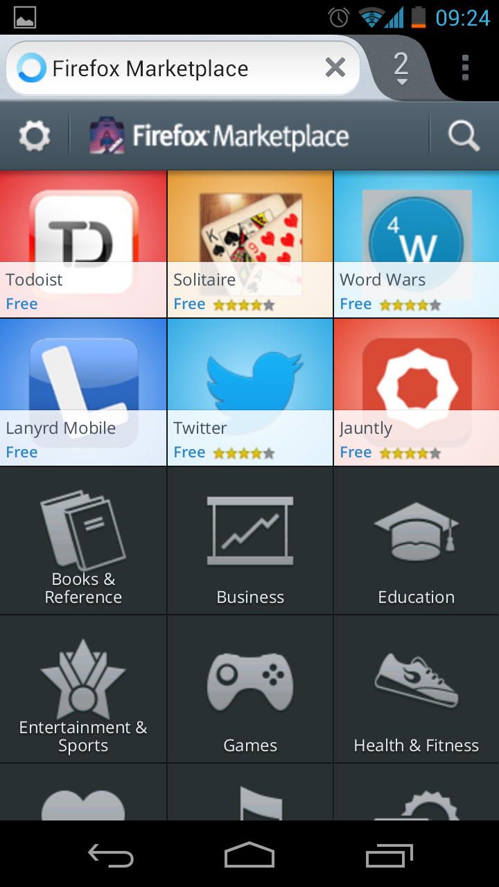 firefox marketplace android aurora