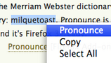 pronounce