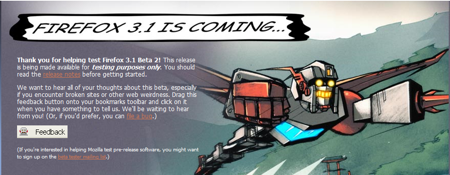 firefox 3.1 beta 2