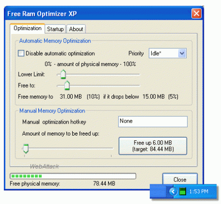 Memory optimizer, Cave canem!