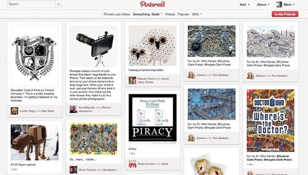 foto online pinterest bacheca social