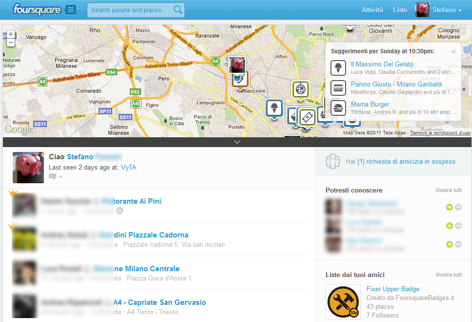 foursquare nuovo