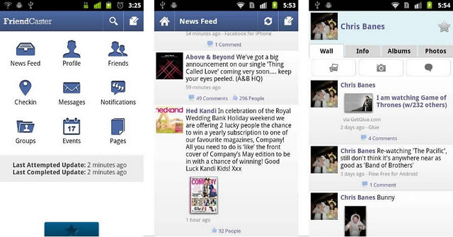 friendcaster facebook android
