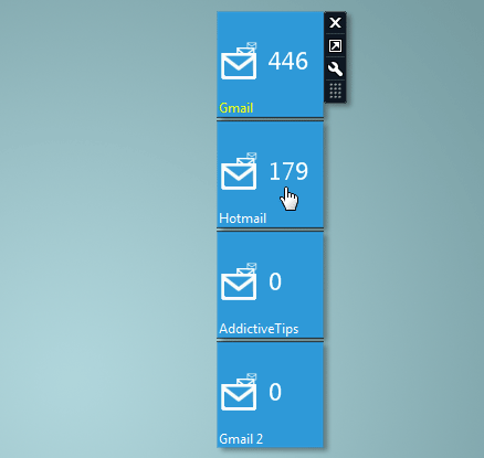 gagdet Windows mail