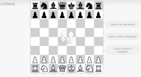 giocare scacchi internet lichess