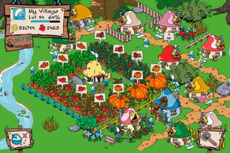 giochi iphone smurfs village