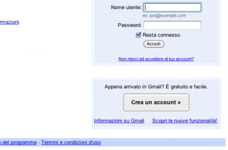 Creazione di un account Gmail