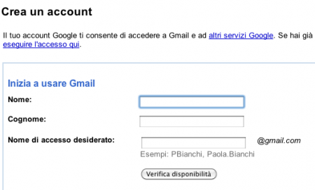 Verifica della disponibilità dell'indirizzo
