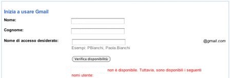 gmail cambio indirizzo