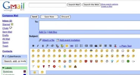 Gmail Emoticon