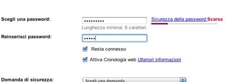 gmail password