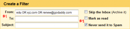 filtro gmail