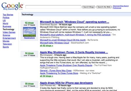 google blog search. Google Blog Search