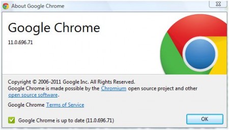 google chrome 11 aggiornamento