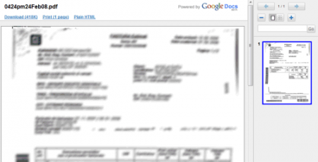 gmail e google docs pdf