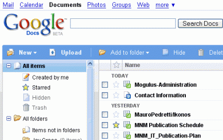 google docs