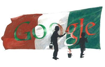 google doodle 150 anni italia